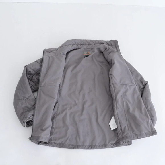5.11 Tactical Grey Puffer Zip Up Outdoor Performance Jacket Size Large - Picture 5 of 13